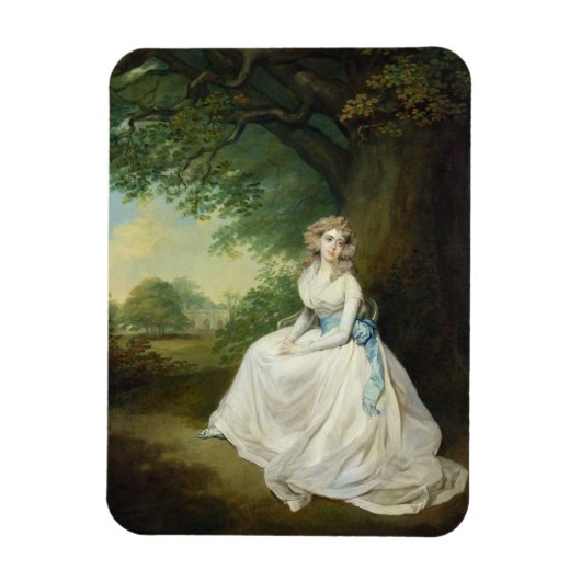 Lady Chambers, c.1789 (olie op canvas) Magneet (Verticaal)