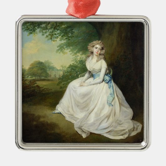 Lady Chambers, c.1789 (olie op canvas) Metalen Ornament (Voorkant)