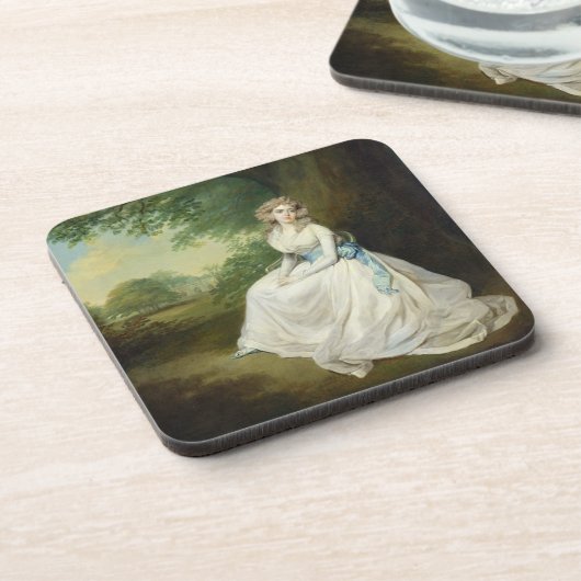 Lady Chambers, c.1789 (olie op canvas) Onderzetter (Linkerzijde)