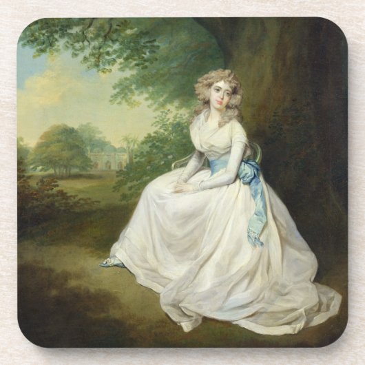 Lady Chambers, c.1789 (olie op canvas) Onderzetter (Voorkant)
