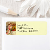 Lady Chef Cook Platter Serve retour adreslabels Etiket (Insitu)