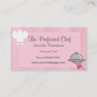 Lady Chef Visitekaartjes