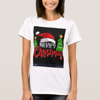 LADY CHRISTMAS DAY DRESS T SHIRT CLASSIC