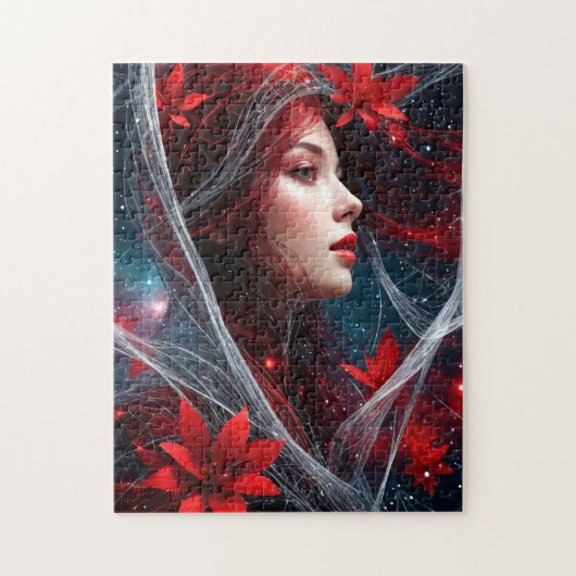 Lady Christmas Legpuzzel (Verticaal)