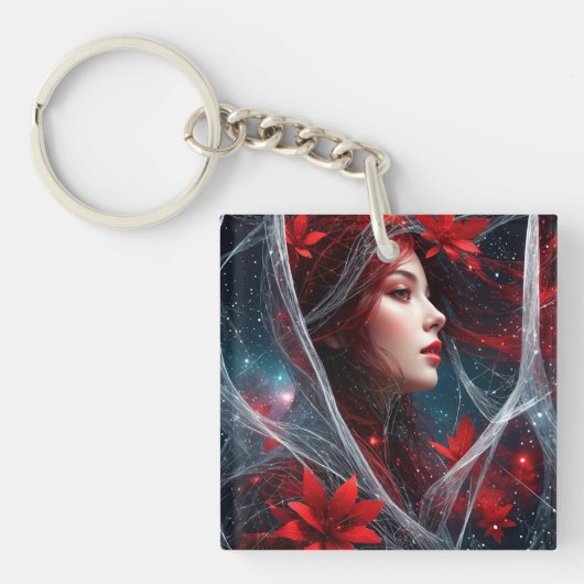 Lady Christmas Sleutelhanger (Voorkant)