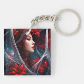 Lady Christmas Sleutelhanger (Achterkant)