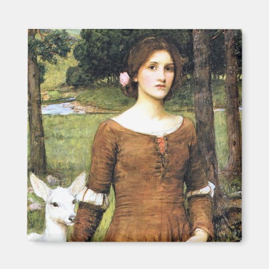 Lady Clare met een Fawn Magneet (Voorkant)
