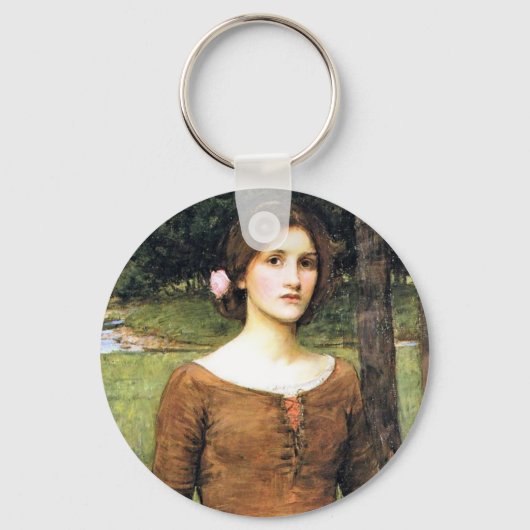 Lady Clare met een Fawn Sleutelhanger (Voorkant)