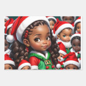 Lady Claus Inpakpapier Vel (Voorkant 2)