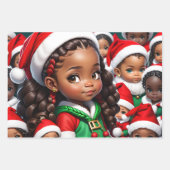 Lady Claus Inpakpapier Vel (Voorkant)