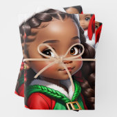 Lady Claus Inpakpapier Vel (In situ)