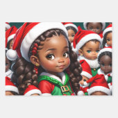 Lady Claus Inpakpapier Vel (Voorkant 3)