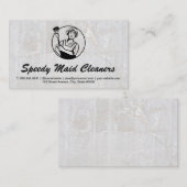 Lady Cleaner | Achtergrond marmer Visitekaartje (Voorkant / Achterkant)