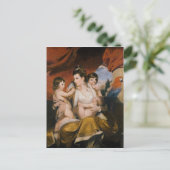 Lady Cockburn en haar Drie Oudste Sons, 1773 Briefkaart (Staand voorkant)