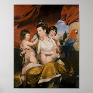 Lady Cockburn en haar Drie Oudste Sons, 1773 Poster