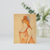 Lady Cocyte van Toulouse-Lautrec Briefkaart (Staand voorkant)