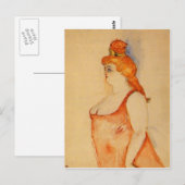 Lady Cocyte van Toulouse-Lautrec Briefkaart (Voorkant / Achterkant)