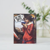   LADY COFFEE FUNNY BRIEFKAART (Staand voorkant)