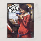   LADY COFFEE FUNNY BRIEFKAART (Voorkant)