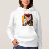 lady coffee quote hoodie (Voorkant)