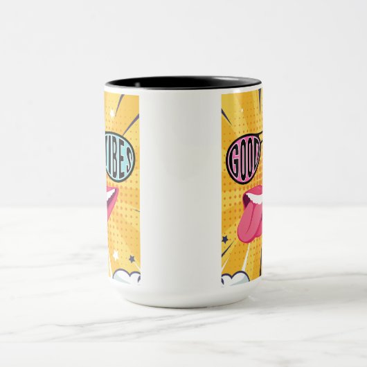 lady coffee quote mok (Midden)