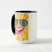 lady coffee quote mok (Voorkant links)