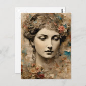  Lady Collage Briefkaart (Voorkant / Achterkant)