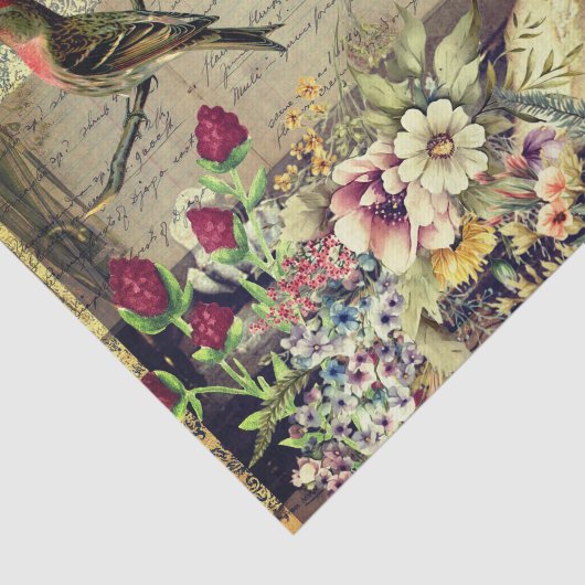  Lady collage Tissuepapier (Detail)