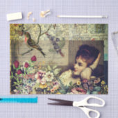  Lady collage Tissuepapier (Craft)