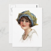  Lady Coronet met Briefkaart van kant (Voorkant / Achterkant)