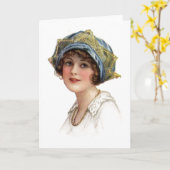  Lady Coronet met Kaart van kant (Gele Bloem)