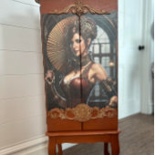 Lady Cyborg mechanics steampunk v2 Tissuepapier