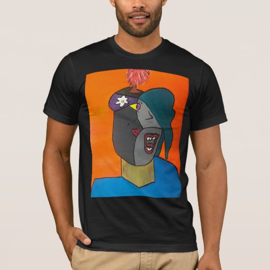 Lady Day Basic Donkere T-Shirt (Voorkant)