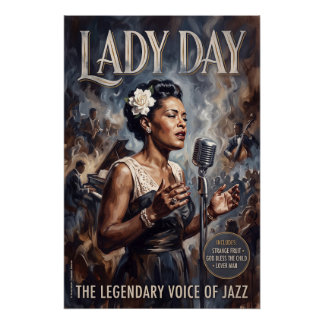 Lady Day, Billie Holiday Perfect Poster