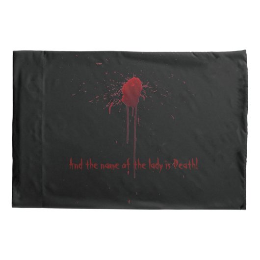 Lady Death Kussens Kussensloop (Achterkant-Links)