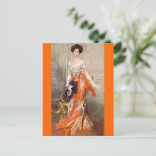 Lady Decies - Boldini Briefkaart (Staand voorkant)