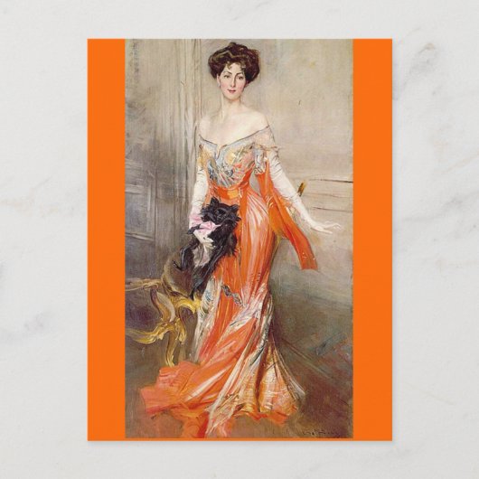 Lady Decies - Boldini Briefkaart (Voorkant)