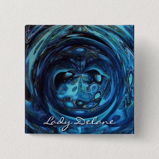 Lady Delane Vierkante Button 5,1 Cm (Voorkant)