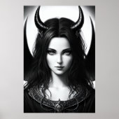 Lady demon Lord | AI Art Poster (Voorkant)