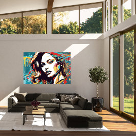 Lady Diana Pop Art Poster