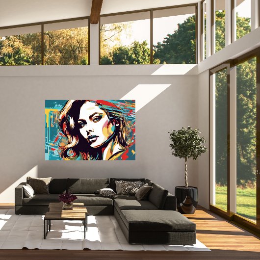 Lady Diana Pop Art Poster