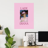 Lady Diana Poster (Thuiskantoor)