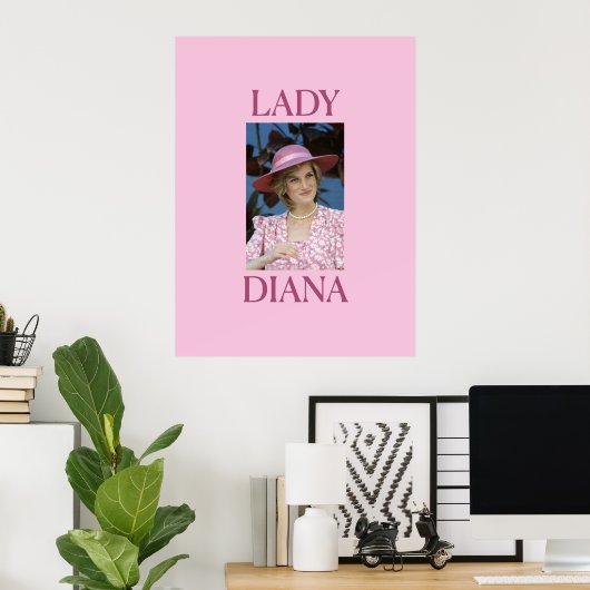 Lady Diana Poster (Thuiskantoor)