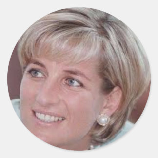 Lady Diana Ronde Sticker