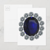 Lady Diana Verloving Ring Aankondigingskaart (Voorkant / Achterkant)