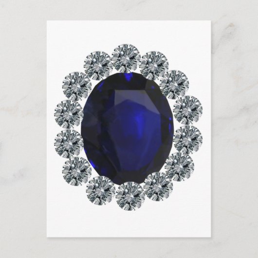 Lady Diana Verloving Ring Aankondigingskaart (Voorkant)