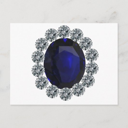 Lady Diana Verloving Ring Briefkaart (Voorkant)