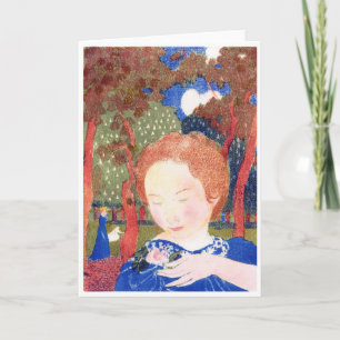 Lady die de corsage aanraakt, Maurice Denis Kaart
