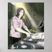 Lady DJ Poster (Voorkant)