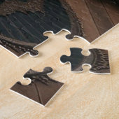 Lady Dragon Rider Steampunk Victoriaans Industrial Legpuzzel (Zijkant)
